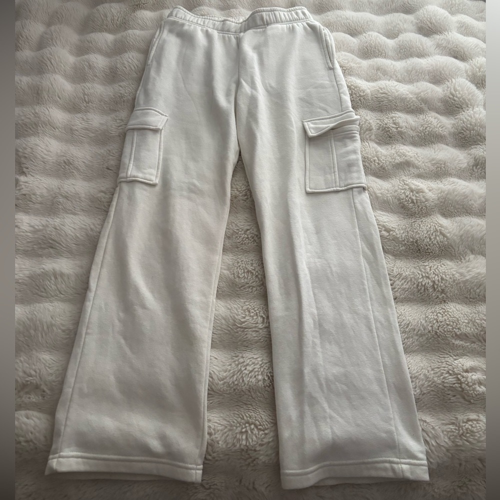 White Cargo Pants